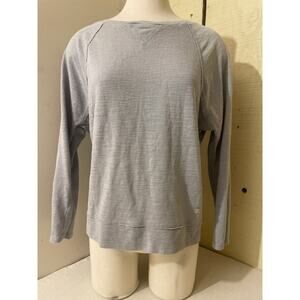 Calvin Klein Size‎ S/M Women's Performance Long Sleeve Shirt Active Workout Grey